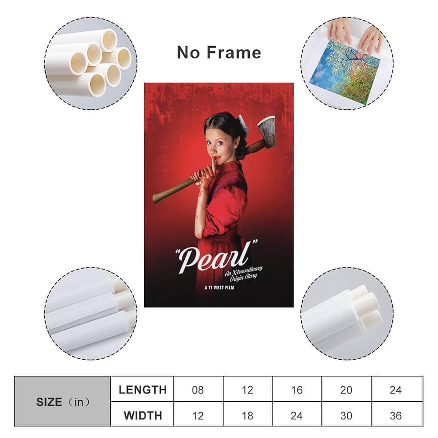 A24公式 パール Pearl シルクスクリーン ポスター A24公式 パール Pearl シルクスクリーン ポスター Pearl パール